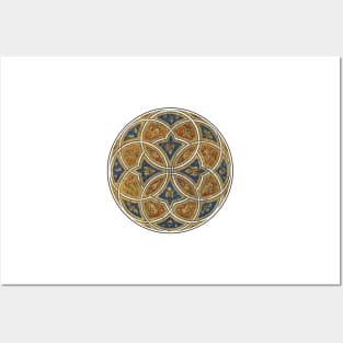 Coptic Manuscript Cross Medallion Posters and Art